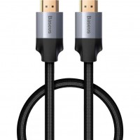Кабель 4K HDMI - 4K HDMI 1м Baseus Enjoyment Series Adapter Cable - Темно-серый (CAKSX-B0G)