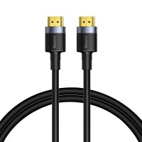 Кабель 4K HDMI - 4K HDMI 2м Baseus Cafule - Черный (CADKLF-F01)
