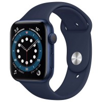 Умные часы Apple Watch Series 6 GPS 44mm Aluminum Case with Sport Band Blue M00J3RU/A