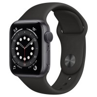 Умные часы Apple Watch Series 6 GPS 44mm Aluminum Case with Sport Band Black M00H3RU/A
