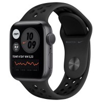 Умные часы Apple Watch Nike Series 6 GPS 40mm Aluminum Case with Sport Band Black M00X3RU/A