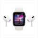 Умные часы Apple Watch Nike Series 6 GPS 44mm Aluminum Silver Case with Sport White-Black Band MG293RU/A
