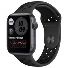 Умные часы Apple Watch Nike Series 6 GPS 44mm Aluminum Case with Sport Band Black MG173RU/A