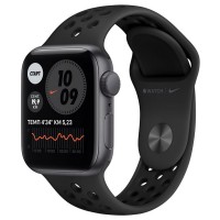Умные часы Apple Watch Nike SE GPS 40mm Aluminum Case with Sport Band Black MYYF2RU/A