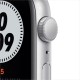 Умные часы Apple Watch Nike SE GPS 44mm Aluminum Silver Case with Sport White-Black Band MYYH2RU/A