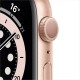 Умные часы Apple Watch Series 6 GPS 40mm Aluminum Gold Case with Sport Pink Band MG123RU/A