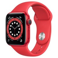 Умные часы Apple Watch Series 6 GPS 40mm Aluminum Case with Sport Band Red M00A3RU/A