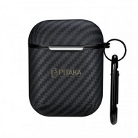 Кевларовый чехол Pitaka Air Pal Mini (APM1001) для наушников AirPods 1/2