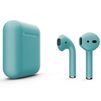 Наушники Apple AirPods 2 Color Azure (Лазурный матовый) (без беспроводной зарядки чехла) MV7N2