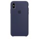 Чехол Apple для iPhone X Silicone Case Midnight Blue (Темно-синий) MQT32ZM/A