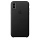 Чехол Apple для iPhone X Leather Case Black (Чёрный) MQTD2ZM/A