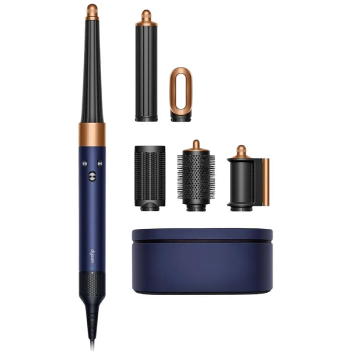Купить Стайлер Dyson HS08 Airwrap i.d. Long Straight+Wavy Prussian Blue/Rich Copper в магазине stiltv.ru по низкой цене