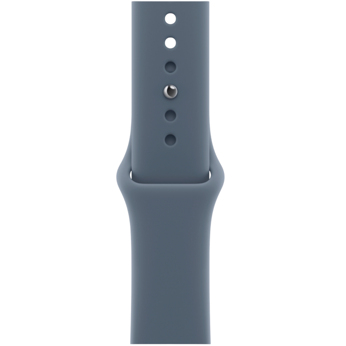 Apple Watch Series 11 42mm Space Grey Aluminium Anchor Blue Sport Band — купить в Москве по низкой цене