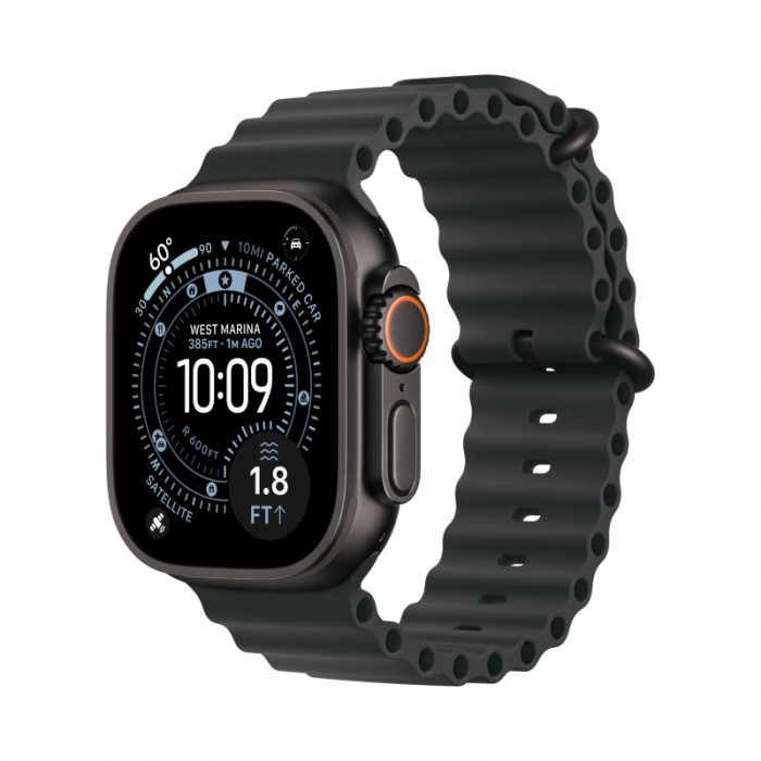 Apple Watch Ultra 3 (2025) 49mm Black Titanium Black Ocean Band Apple Watch Ultra 3 (2025) 49mm Black Titanium Black Ocean Band