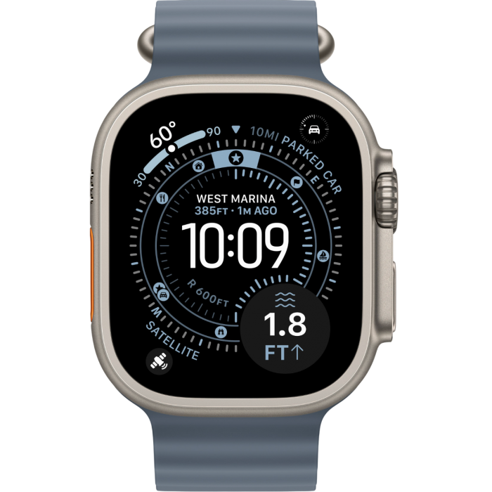 Купить Apple Watch Ultra 3 49mm Natural Titanium Case with Anchor Blue Ocean Band (2025) в магазине stiltv.ru по низкой цене, фото номер 1