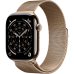 Купить Apple Watch Series 11 46mm Gold Titanium Case with Milanese Loop (S/M, 130–180мм) в магазине stiltv.ru по низкой цене