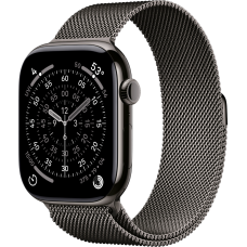Apple Watch Series 11 46mm Slate Titanium Case with Milanese Loop (M/L, 150–200мм)