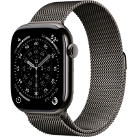 Apple Watch Series 11 42mm Slate Titanium Case with Milanese Loop (S/M, 130–180мм)