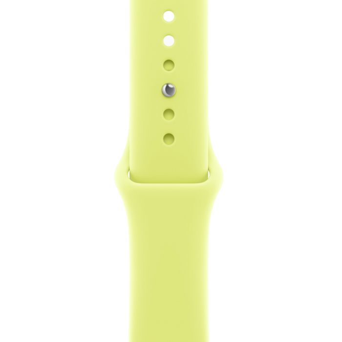 Apple Watch Series 11 42mm Silver Aluminum Light Blush / Neon Yellow — купить в Москве по низкой цене