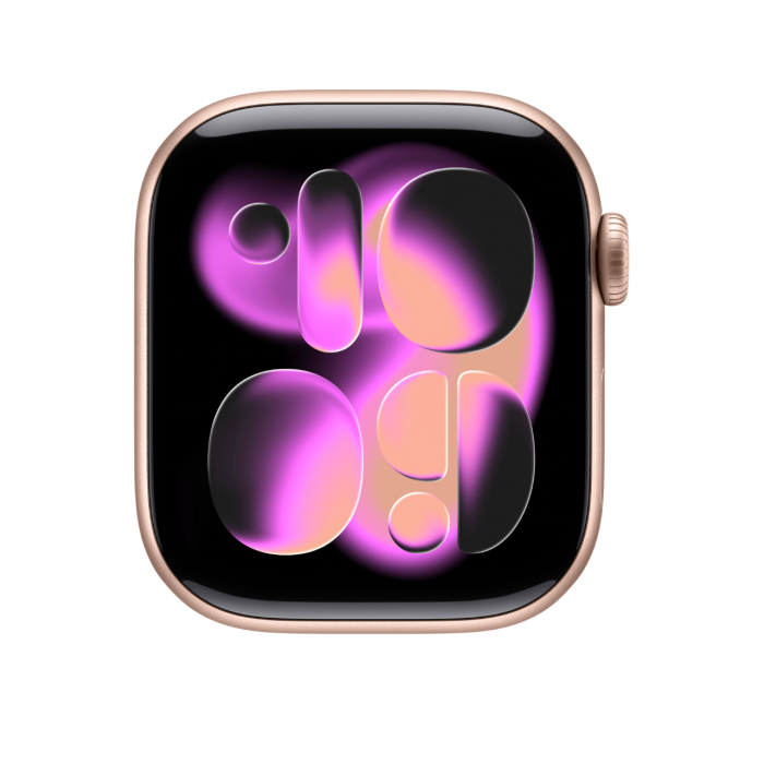Apple Watch Series 11 46mm Rose Gold Aluminum Light Blush Sport Band M/L — купить в Москве по низкой цене