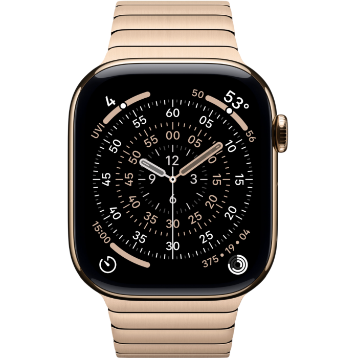Купить Apple Watch Series 11 46mm Gold Titanium Case with Gold Link Bracelet в магазине stiltv.ru по низкой цене, фото номер 2