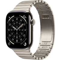 Apple Watch Series 11 46mm Natural Titanium Case with Natural Link Bracelet