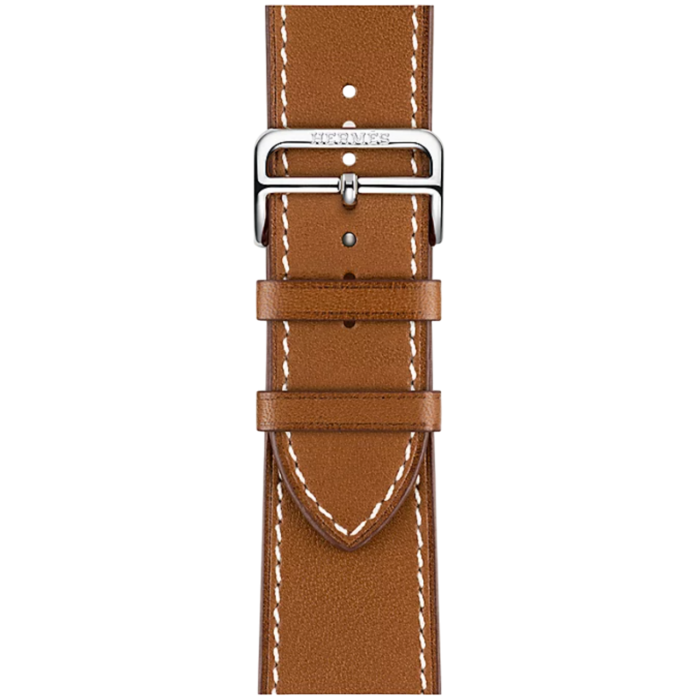 Купить Apple Watch Hermès Series 11 46mm Titanium Case with Single Tour Deployment Buckle Fauve в магазине stiltv.ru по низкой цене, фото номер 1