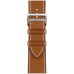 Купить Apple Watch Hermès Series 11 46mm Titanium Case with Single Tour Deployment Buckle Fauve в магазине stiltv.ru по низкой цене, фото номер 1