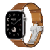 Купить Apple Watch Hermès Series 11 46mm Titanium Case with Single Tour Deployment Buckle Fauve в магазине stiltv.ru по низкой цене