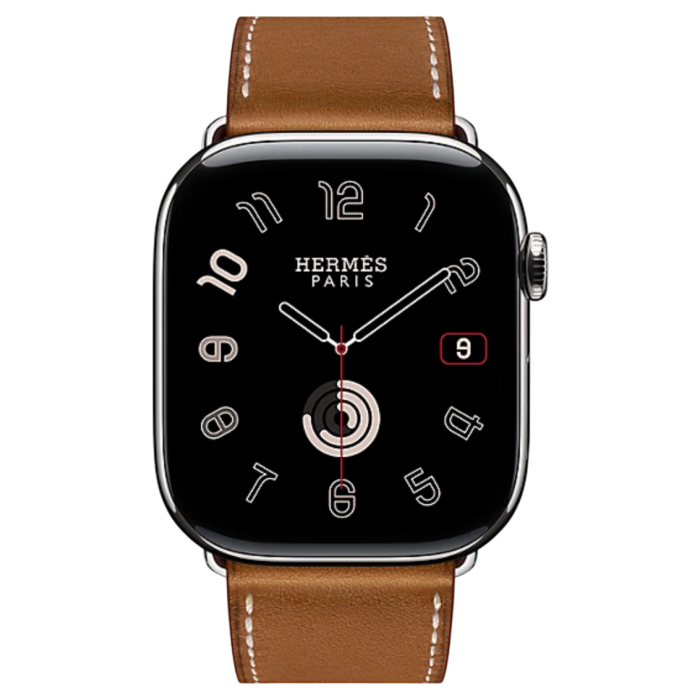 Купить Apple Watch Hermès Series 11 46mm Titanium Case with Single Tour Deployment Buckle Fauve в магазине stiltv.ru по низкой цене, фото номер 2