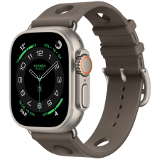 Apple Watch Hermès Ultra 3 49mm Titanium Case with Single Tour Gris Scub'H Diving