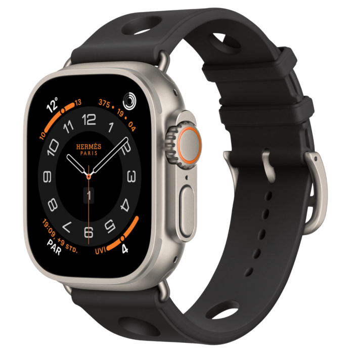 Купить Apple Watch Hermès Ultra 3 49mm Titanium Case with Single Tour Noir Scub'H Diving в магазине stiltv.ru по низкой цене