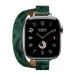 Купить Apple Watch Hermès Series 11 42mm Titanium Case with Double Tour Attelage Animaux Bandana Vert Moyen в магазине stiltv.ru по низкой цене, фото номер 1