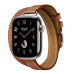 Купить Apple Watch Hermès Series 11 42mm Titanium Case with Double Tour Attelage Gold в магазине stiltv.ru по низкой цене