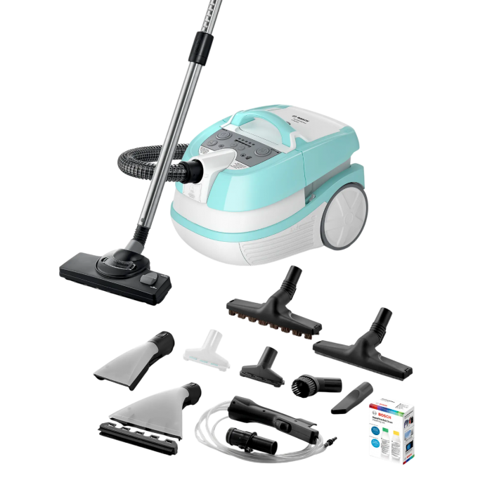 Купить Пылесос моющий ProHygienic Bosch BWD420HYG бирюзовый в магазине stiltv.ru по низкой цене