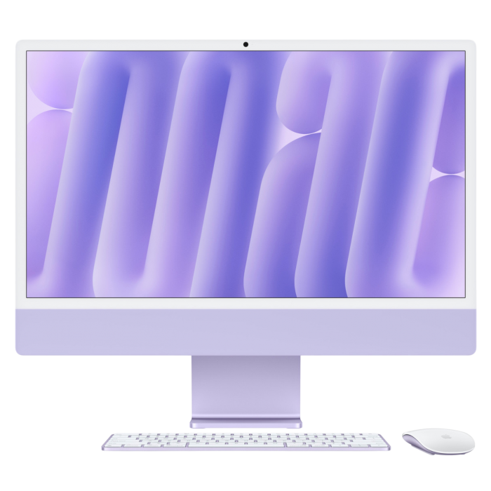 Купить Apple iMac 24 (2024) Retina 4K M4 (10C CPU, 10C GPU) 16/1 ТБ Purple в магазине stiltv.ru по низкой цене