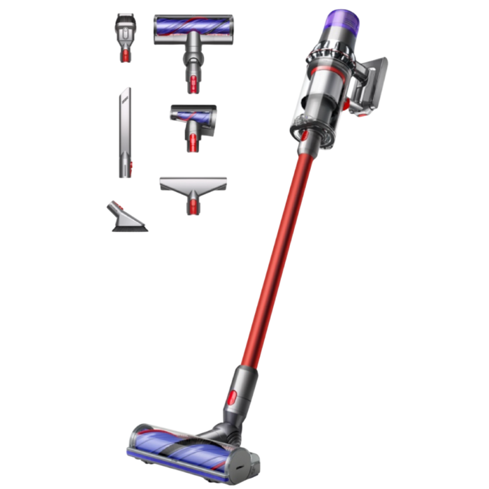 Купить Беспроводной вертикальный пылесос Dyson V11 Extra (SV28) Nickel/Red (476597-01) в магазине stiltv.ru по низкой цене