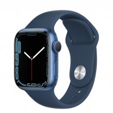 Умные часы Apple Watch Series 7 GPS 41mm Aluminum Case with Sport Band Abyss Blue MKN13RU/A
