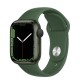 Умные часы Apple Watch Series 7 GPS 41mm Aluminum Case with Sport Band Green clover MKN03RU/A