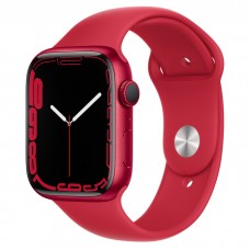 Умные часы Apple Watch Series 7 GPS 45mm Aluminum Case with Sport Band (PRODUCT)RED MKN93