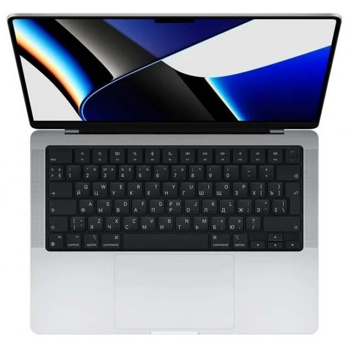 Ноутбук Apple Macbook Pro 14 Late 2021 (3024×1964, Apple M1 Pro, RAM 16 ГБ, SSD 512 ГБ, Apple graphics 16-core), RU, Z15J000CL, серебристый