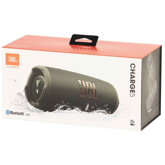 Купить Портативная акустика JBL Charge 5, 40 Вт, зеленый в магазине stiltv.ru по низкой цене, фото номер 4
