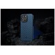 Чехол Pitaka MagEZ Case 2 для iPhone 13 Pro Max 6.7", черно-синий, кевлар (арамид)