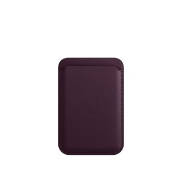 Чехол Apple для iPhone Leather Wallet MagSafe Dark Cherry MM0T3ZE/A