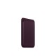 Чехол Apple для iPhone Leather Wallet MagSafe Dark Cherry MM0T3ZE/A