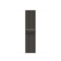 Браслет Apple Milanese Loop 45mm (для корпуса 44/45 мм) Graphite, черный (ML773AM/A)