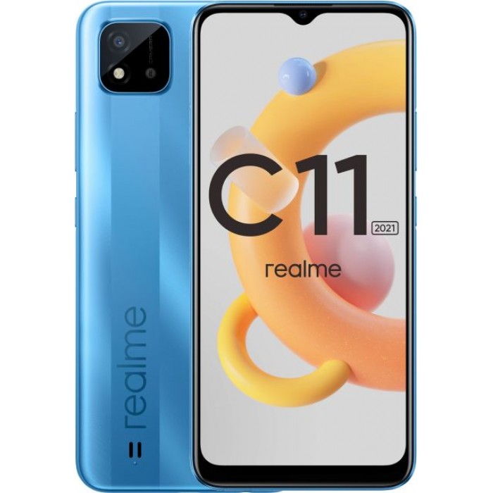 Купить Смартфон realme C11 2021 4/64 ГБ RU, голубое озеро в магазине stiltv.ru по низкой цене
