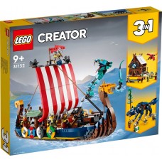Конструктор Lego Creator 31132 Корабль викингов и Змей Мидгарда