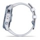 Умные часы FENIX 7X Sapphire Solar титановый синий минерал DLC с белым ремешком
