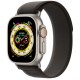Умные часы Apple Watch Ultra GPS + Cellular 49мм Titanium Case with Black/Gray Trail Loop MQF43 (M/L, 145–220 мм), Черный/Серый